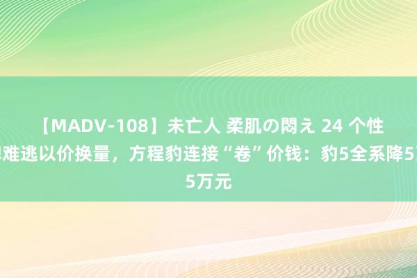 【MADV-108】未亡人 柔肌の悶え 24 个性品牌难逃以价换量，方程豹连接“卷”价钱：豹5全系降5万元