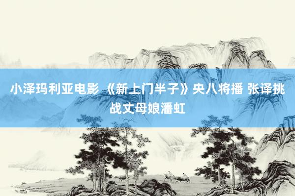 小泽玛利亚电影 《新上门半子》央八将播 张译挑战丈母娘潘虹